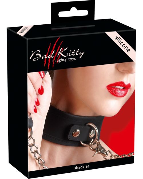 Collare in silicone e guinzaglio